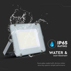 300W Naświetlacz LED SMD / Chip SAMSUNG / Barwa:4000K / Obudowa: Szara / Wydajność: 120lm/w