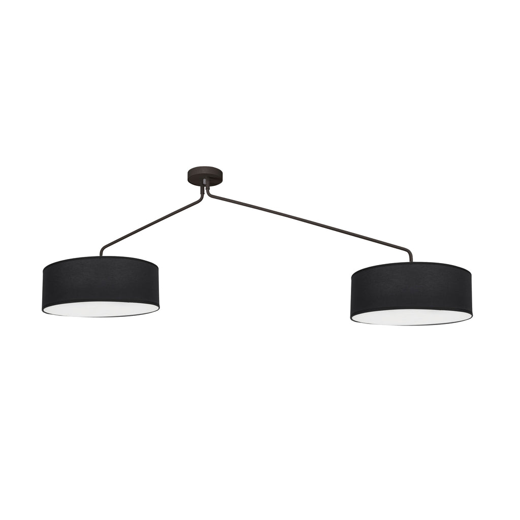 Nowodvorski Lampa przysufitowa FALCON 25W only LED 50/60Hz - Tkanina - Czarny