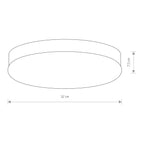 Nowodvorski Plafon KASAI 10W only LED 50/60Hz - Stal lakierowana - Czarny 7952