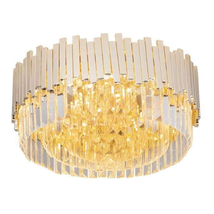 Maxlight Plafon Trend 45cm - Metal + szkło - Złoty C0165