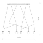 Nowodvorski Lampa wisząca IMBRIA 10W only LED 50/60Hz - Lity mosiądz - Miedziany II 7955