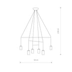 Nowodvorski Lampa wisząca IMBRIA 10W only LED 50/60Hz - Lity mosiądz - Miedziany III 7956