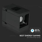 1W Punkt świetlny LED MAGNETIC / Barwa:4000K/ Czarny / IP20 / Zasilanie:24V