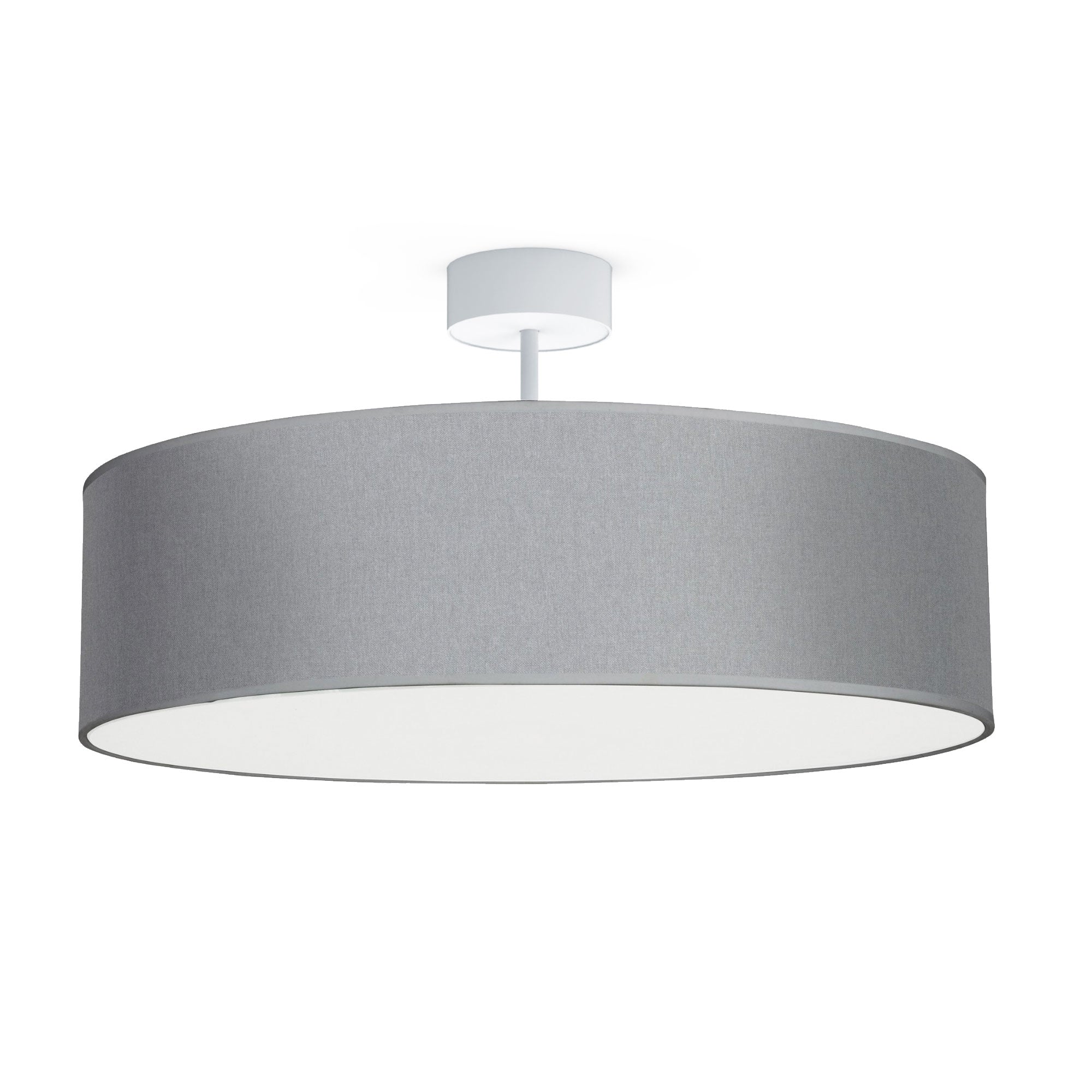 Nowodvorski Lampa przysufitowa VIOLET 25W only LED 50/60Hz - Tkanina - Szary