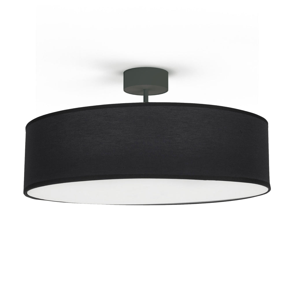 Nowodvorski Lampa przysufitowa VIOLET 25W only LED 50/60Hz - Tkanina - Czarny