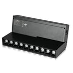10*2W Lampa liniowa LED na szynoprzewód MAGNETIC / Barwa:3000K / Czarny / IP20 / Zasilanie:24V