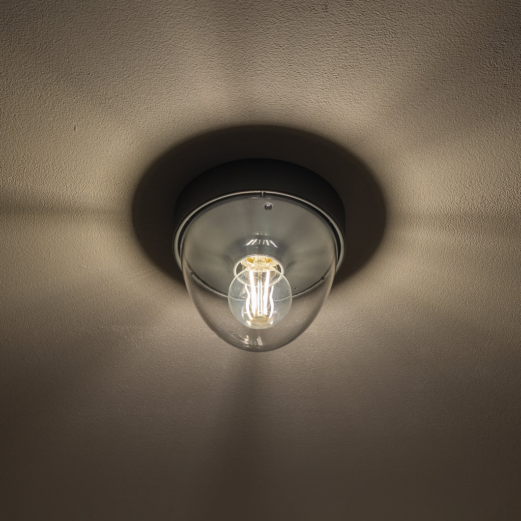 Nowodvorski Plafon NOOK 10W only LED 50/60Hz IP44 - Tworzywo sztuczne ABS - Grafitowy I