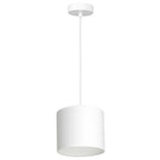 żyrandol Arden white, cylinder shade dia 180, h 150 white 1xE27