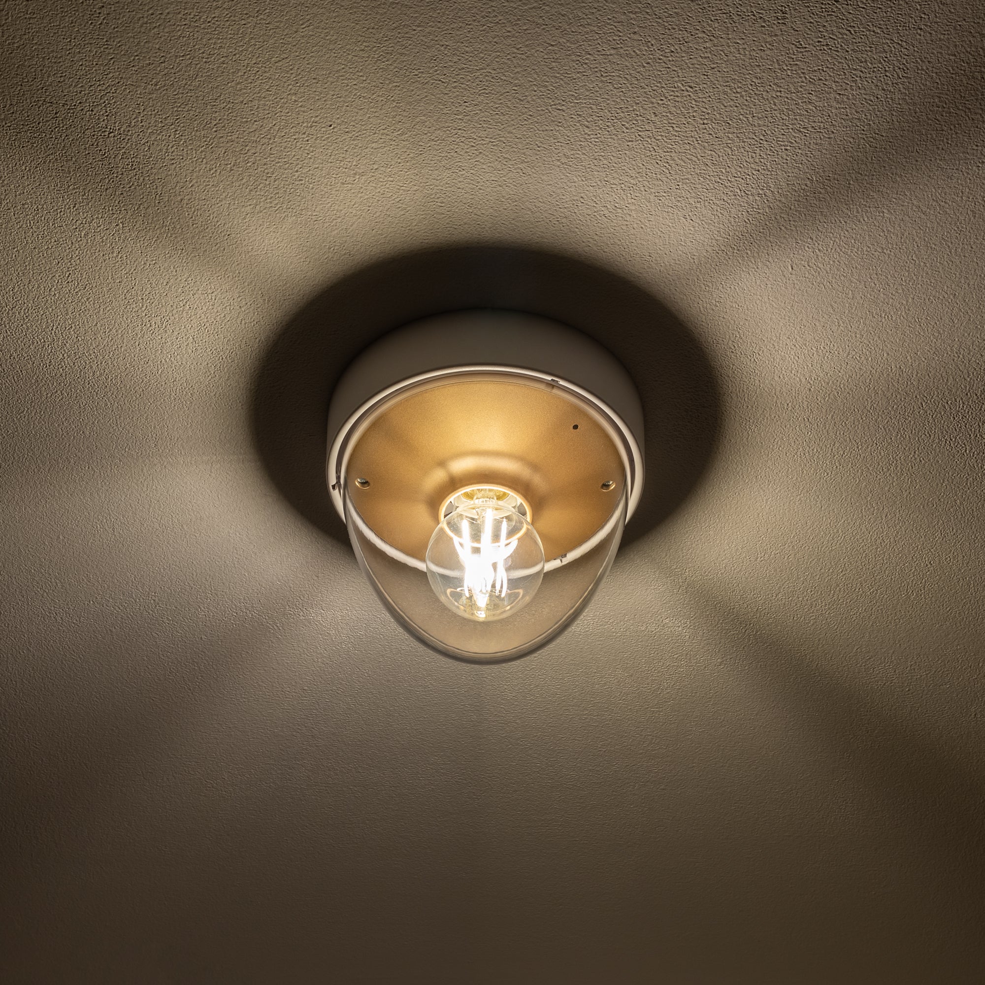 Nowodvorski Plafon NOOK 10W only LED 50/60Hz IP44 - Tworzywo sztuczne ABS - Złoty II