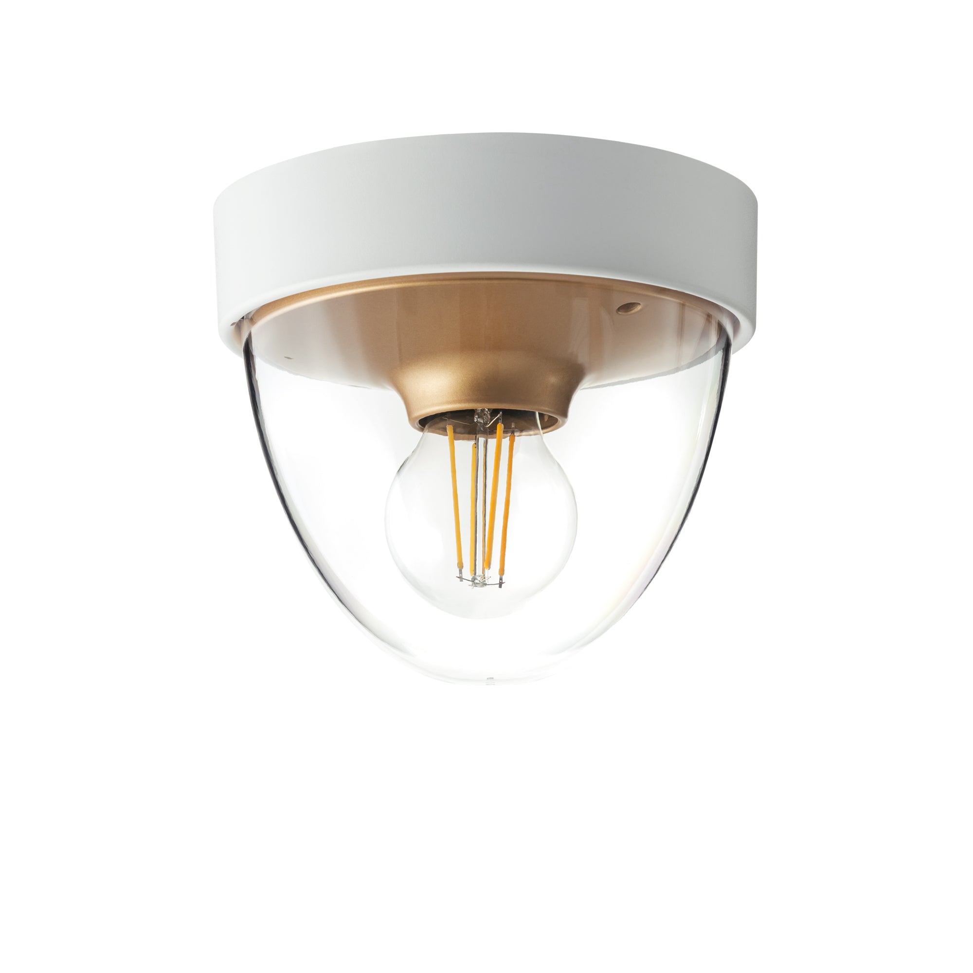 Nowodvorski Plafon NOOK 10W only LED 50/60Hz IP44 - Tworzywo sztuczne ABS - Złoty II