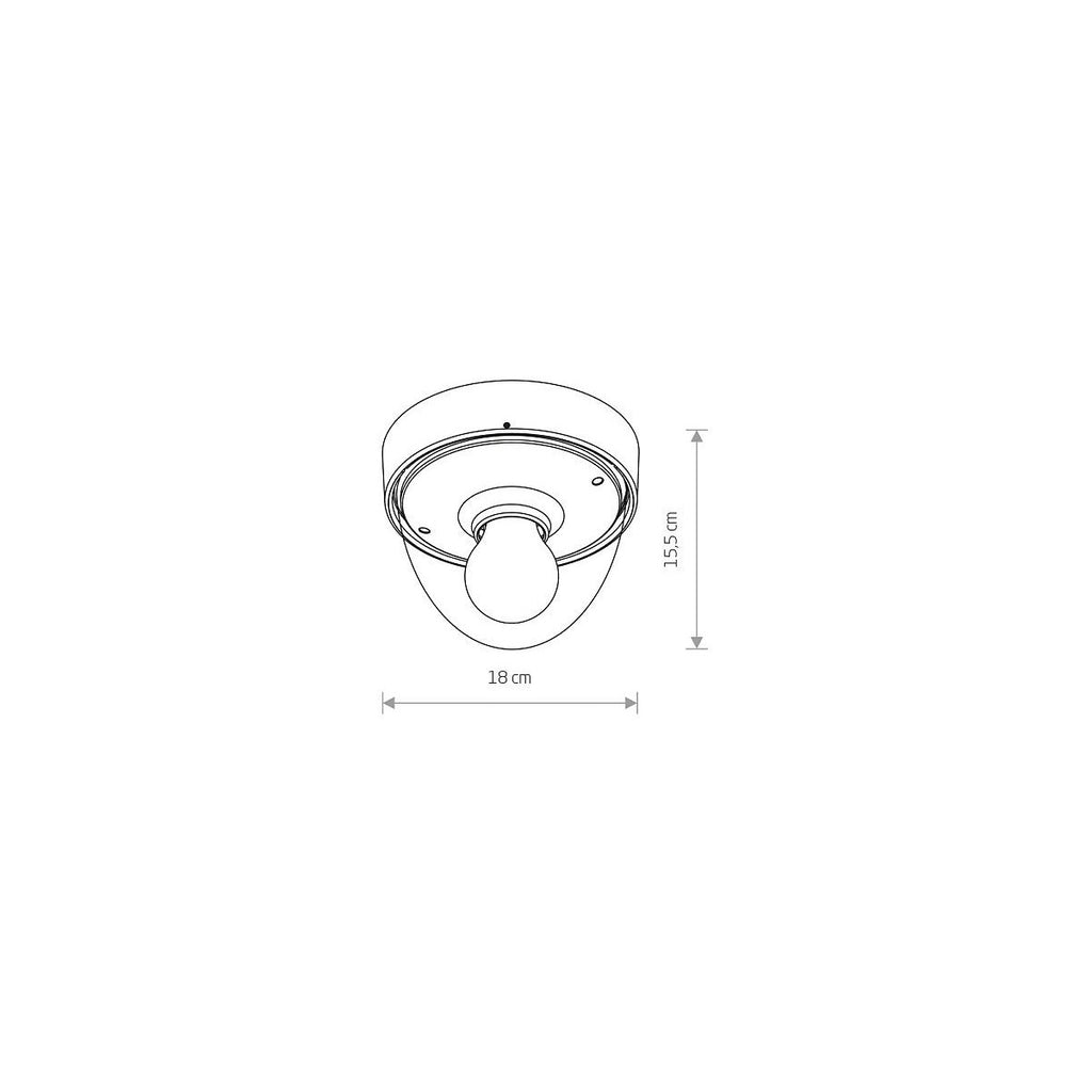 Nowodvorski Plafon NOOK 10W only LED 50/60Hz IP44 - Tworzywo sztuczne ABS - Biały 7972