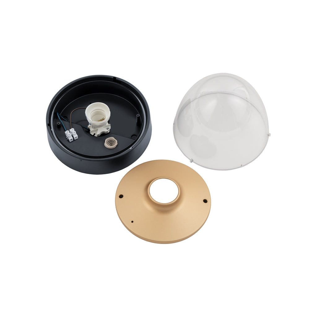 Nowodvorski Plafon NOOK 10W only LED 50/60Hz IP44 - Tworzywo sztuczne ABS - Złoty I