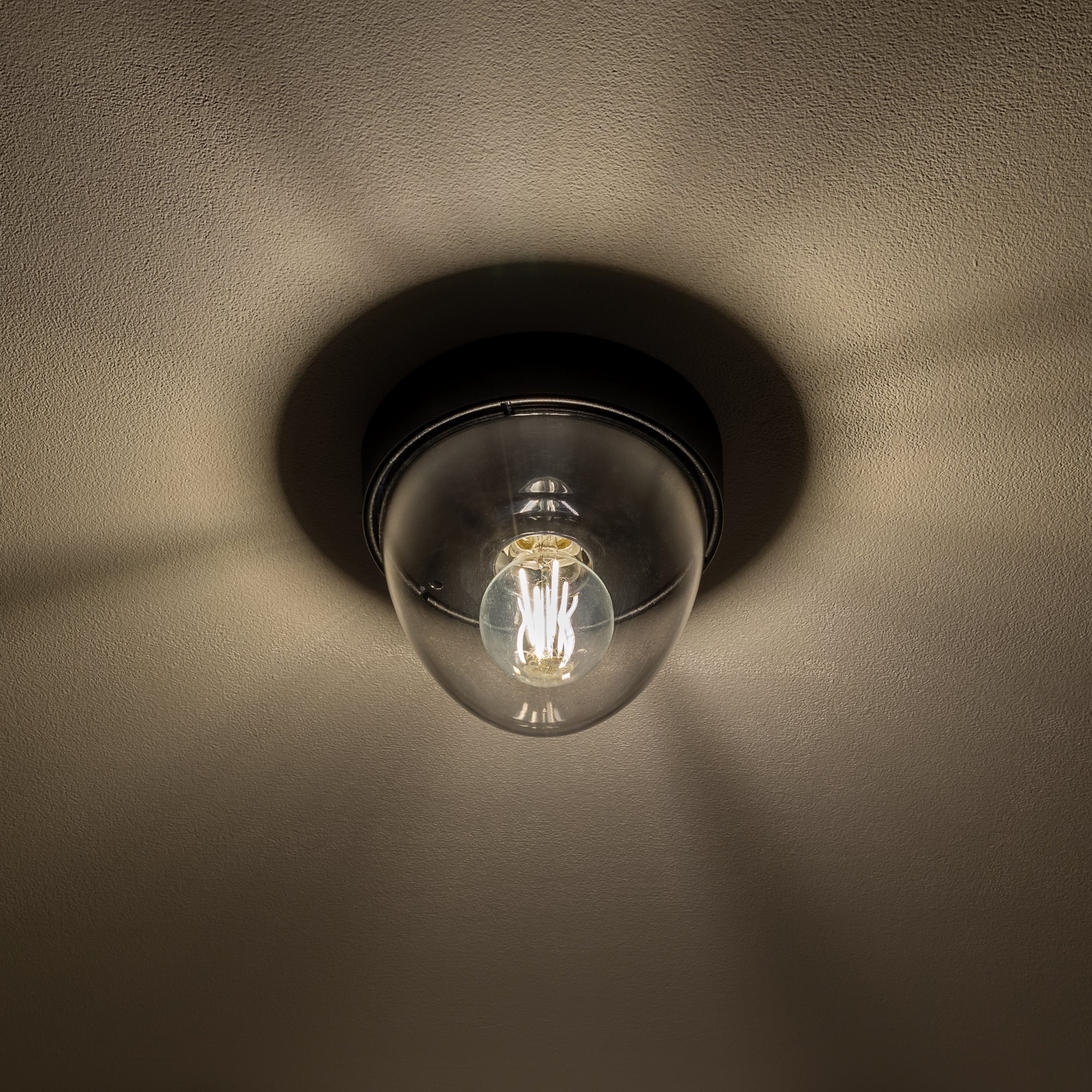 Nowodvorski Plafon NOOK 10W only LED 50/60Hz IP44 - Tworzywo sztuczne ABS - Czarny