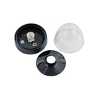 Nowodvorski Plafon NOOK 10W only LED 50/60Hz IP44 - Tworzywo sztuczne ABS - Czarny