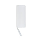 Nowodvorski Kinkiet z włącznikiem VELERO 10W only LED 50/60Hz - Tkanina - Biały 7983