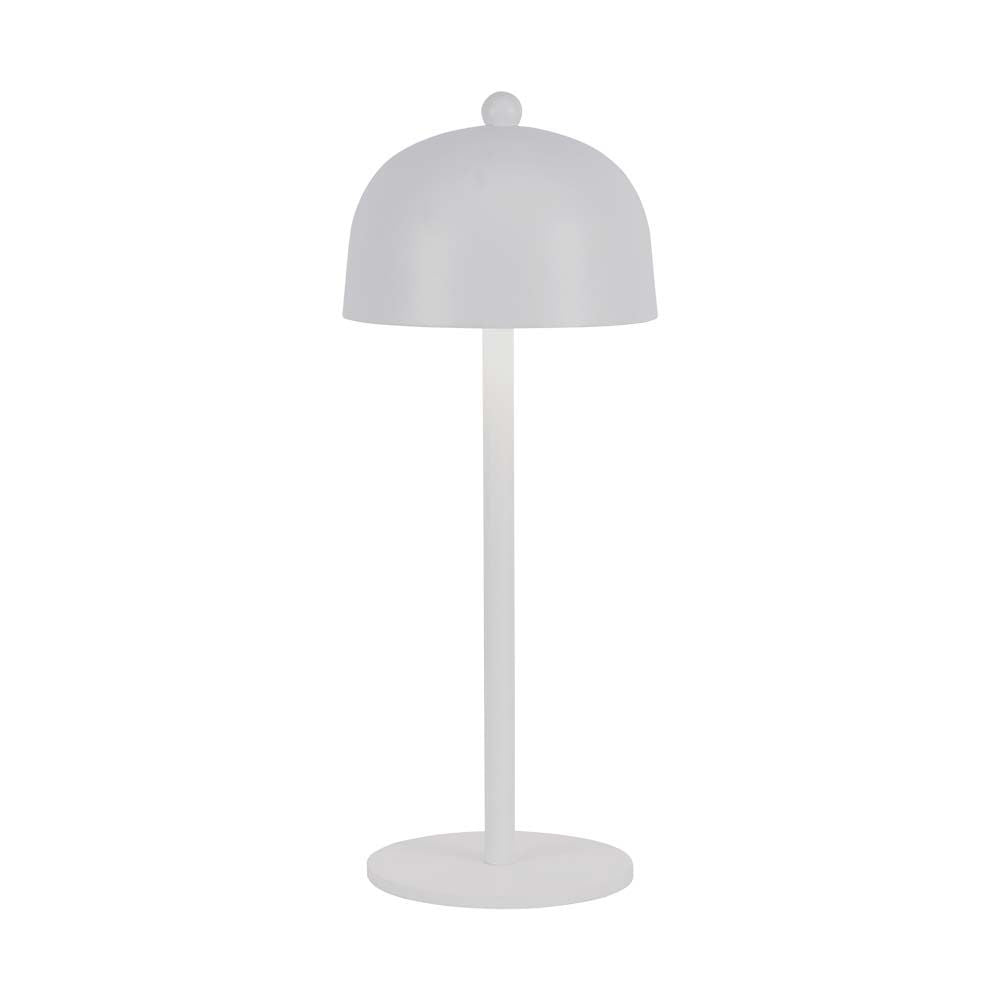 Lampka nocna LED zasilana bateryjnie / Wysokość:30cm / Bateria 1800mAh / Ściemnianie przez dotyk / Barwa:3w1 / Obudowa: Biała