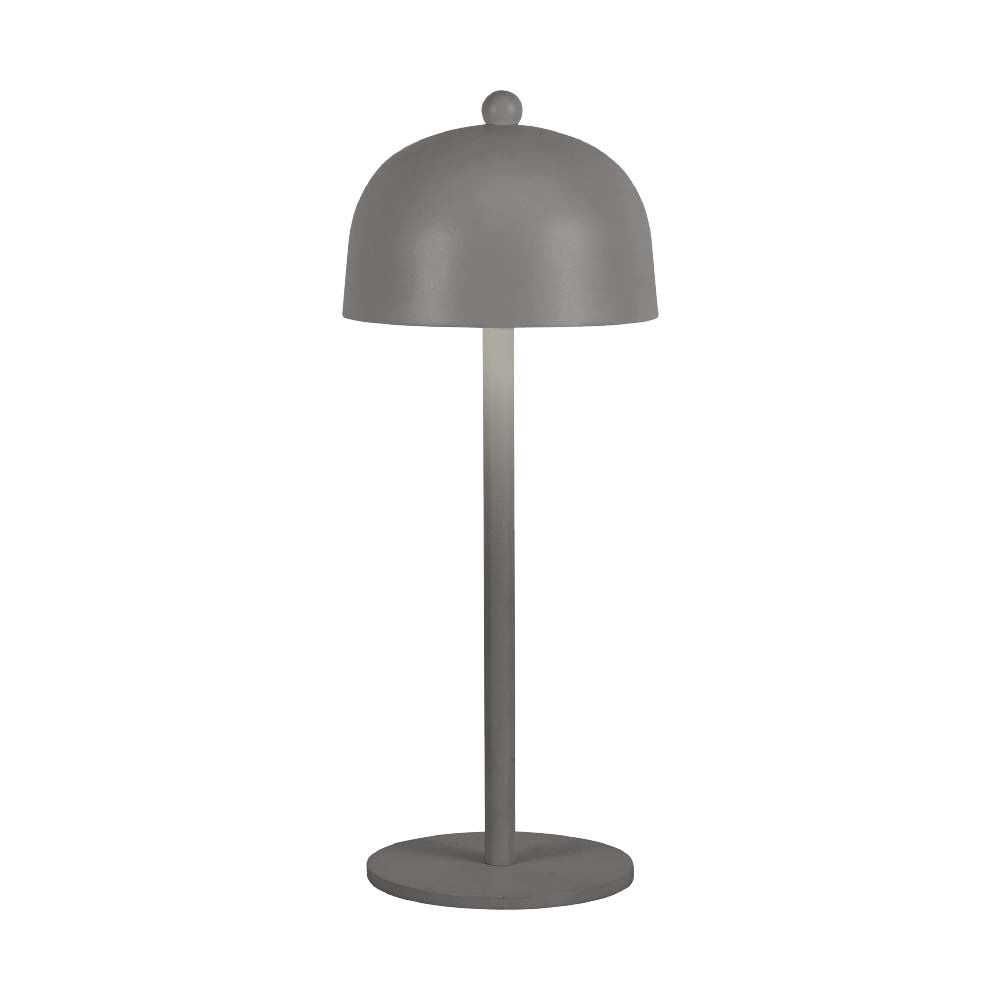 Lampka nocna LED zasilana bateryjnie / Wysokość:30cm / Bateria 1800mAh / Ściemnianie przez dotyk / Barwa:3w1 / Obudowa: Szara