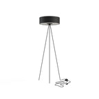 Nowodvorski Lampa podłogowa CADILAC 25W only LED 50/60Hz - Tkanina - Czarny