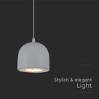 Lampa Wisząca LED / Barwa: 3000K / Obudowa: Jasnoszara