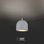 Lampa Wisząca LED / Barwa: 3000K / Obudowa: Jasnoszara