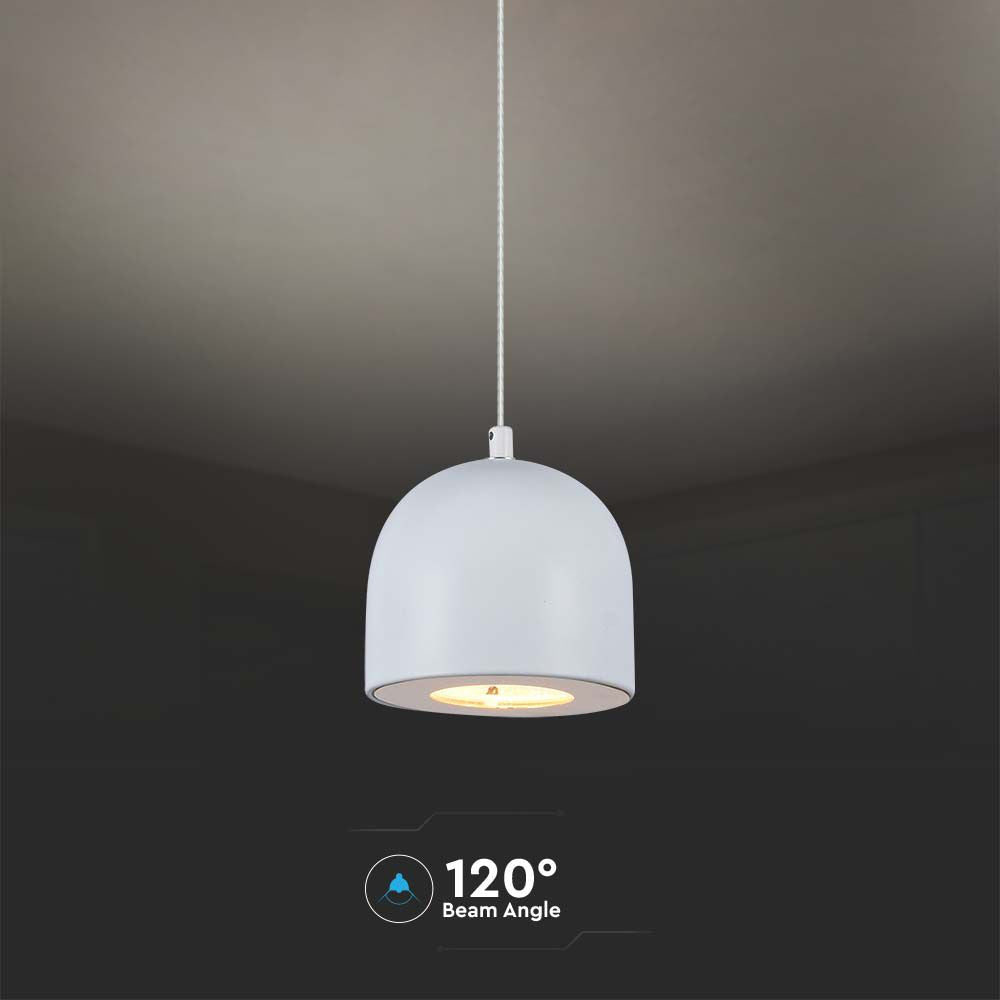 Lampa Wisząca LED / Barwa: 3000K / Obudowa: Biała