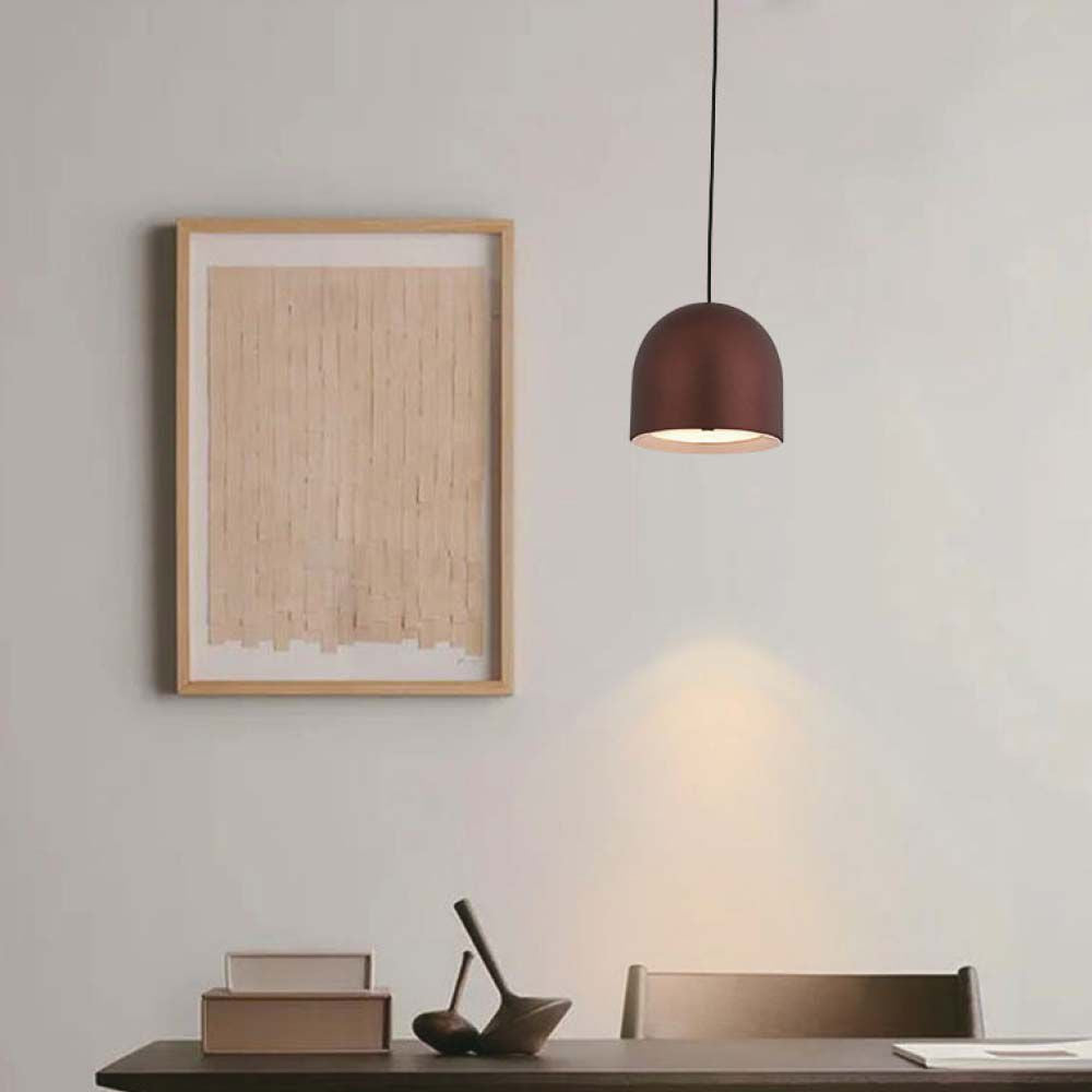 Lampa Wisząca LED / Barwa: 3000K / Obudowa: Jasnobrązowa