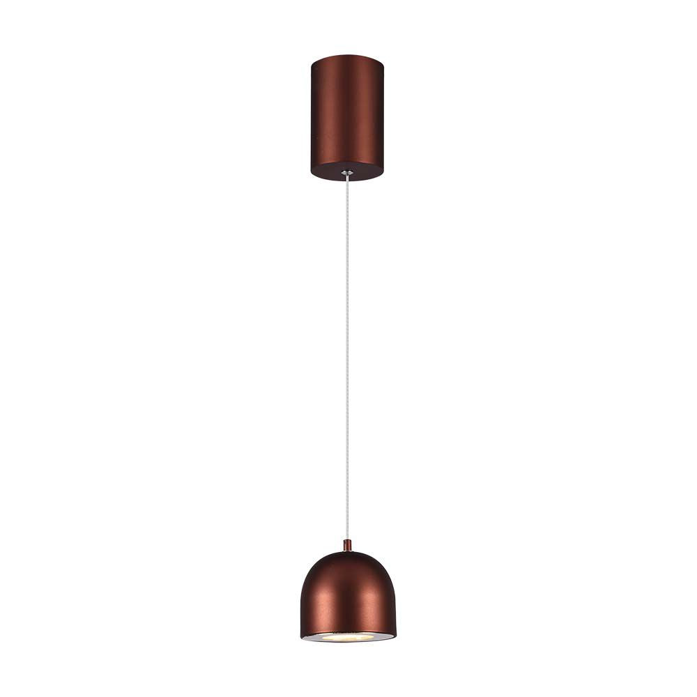 Lampa Wisząca LED / Barwa: 3000K / Obudowa: Jasnobrązowa