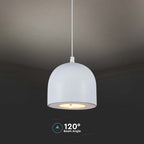 Lampa Wisząca LED / Włącznik dotykowy / Barwa: 3000K / Obudowa: Jasnoszara