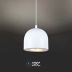 Lampa Wisząca LED / Włącznik dotykowy / Barwa: 3000K / Obudowa: Biała