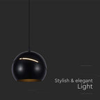 Lampa Wisząca LED / Barwa: 3000K / Obudowa: Czarna