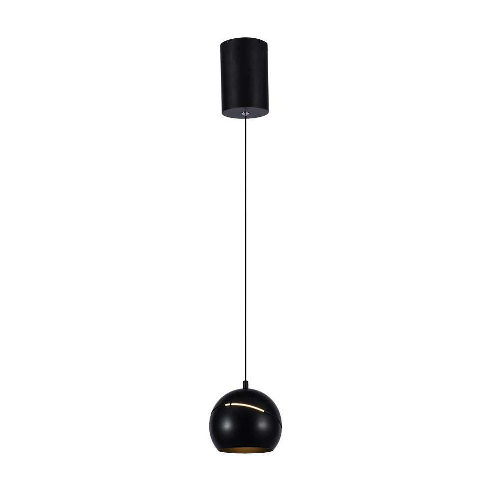 Lampa Wisząca LED / Barwa: 3000K / Obudowa: Czarna