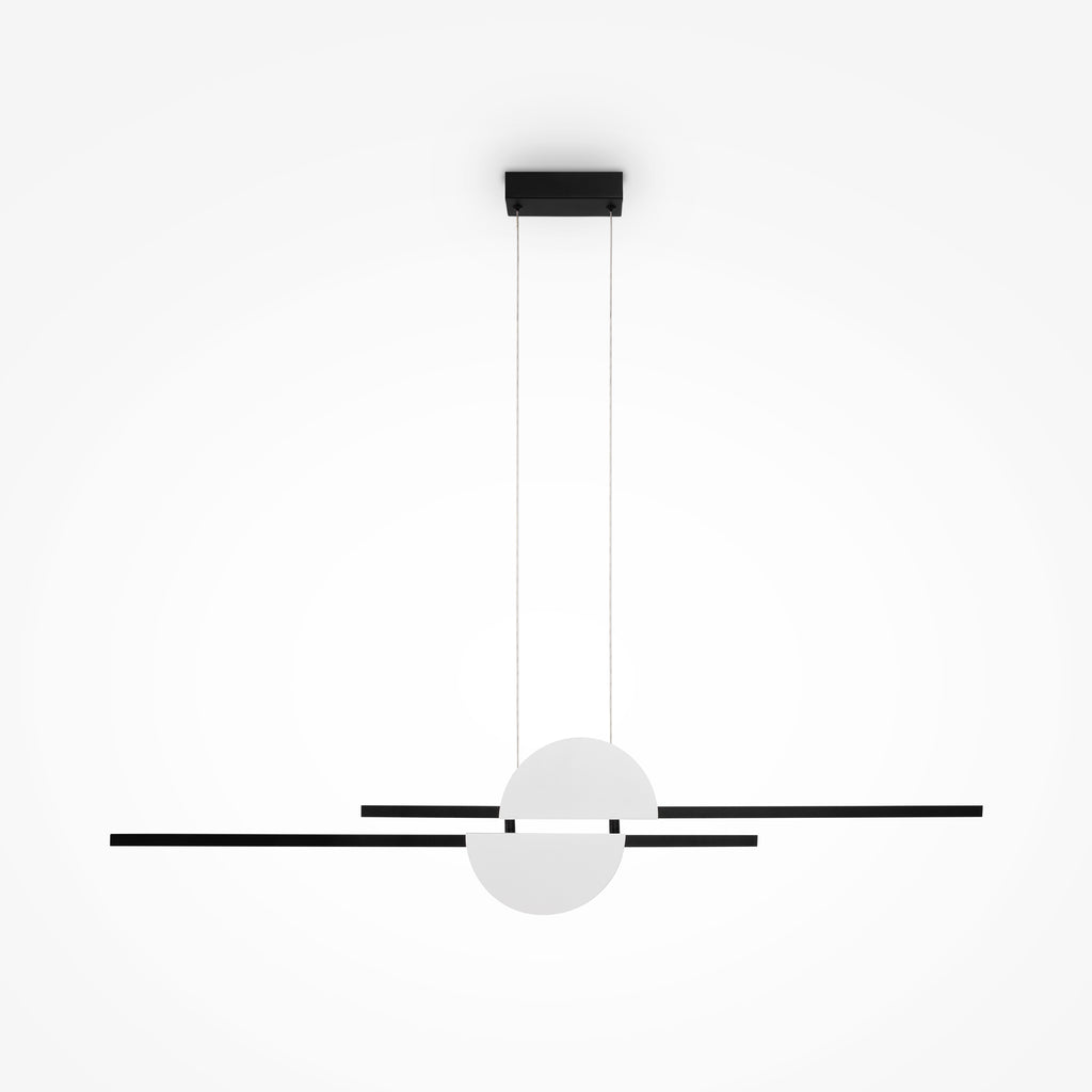 Maytoni Lampa wisząca Skyline - Aluminium - Czarny MOD179PL-L26W4K