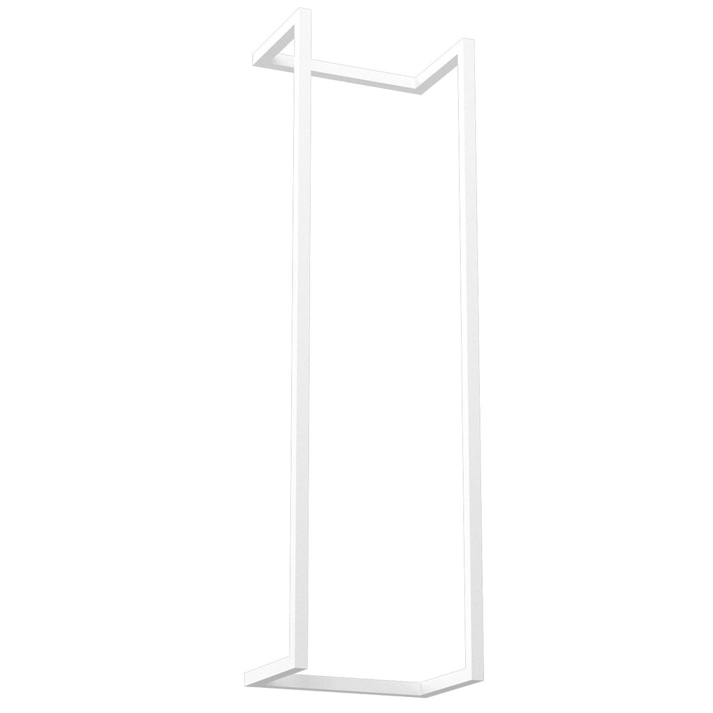 wall rolled towels hanger, vertical 78 cm, white
