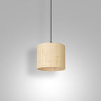 żyrandol Rattan cylinder shade dia 180, h 150 1xE27