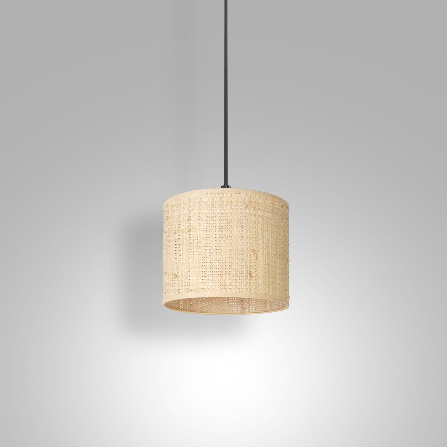 żyrandol Rattan cylinder shade dia 180, h 150 1xE27
