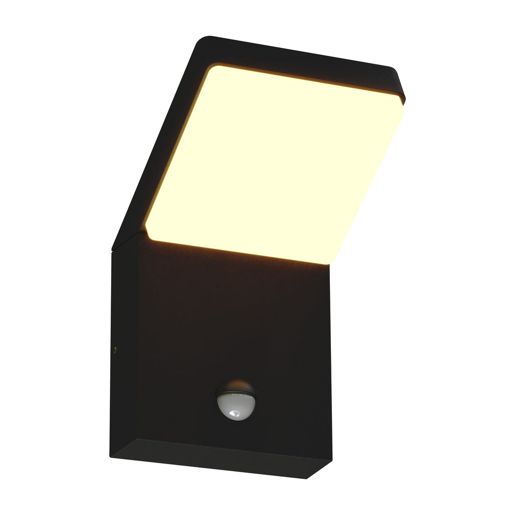 Maxlight Kinkiet Fiss - Aluminium + pc - Czarny W0472
