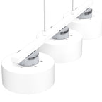 żyrandol Marti white/chrome 3xE27