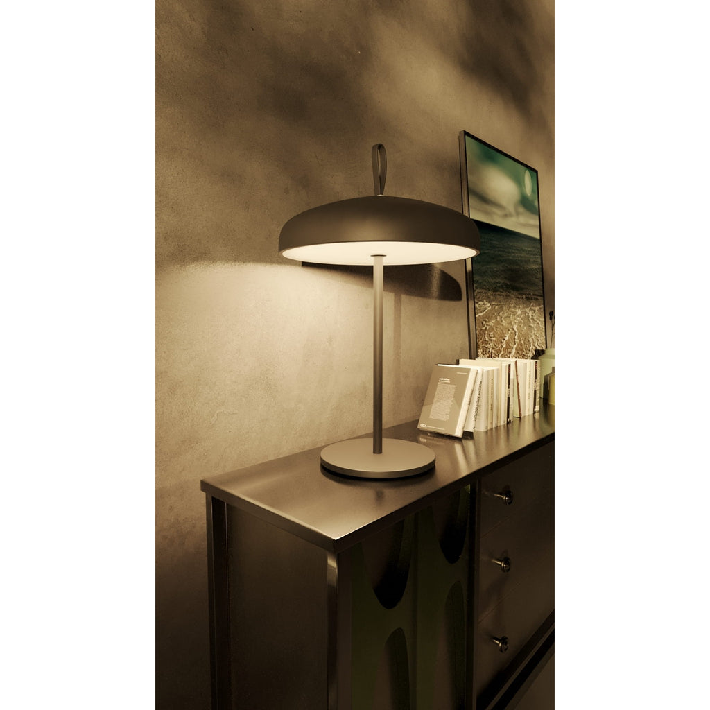Maxlight Lampa stołowa Nord - Aluminium + stal + akryl - Czarny T0049