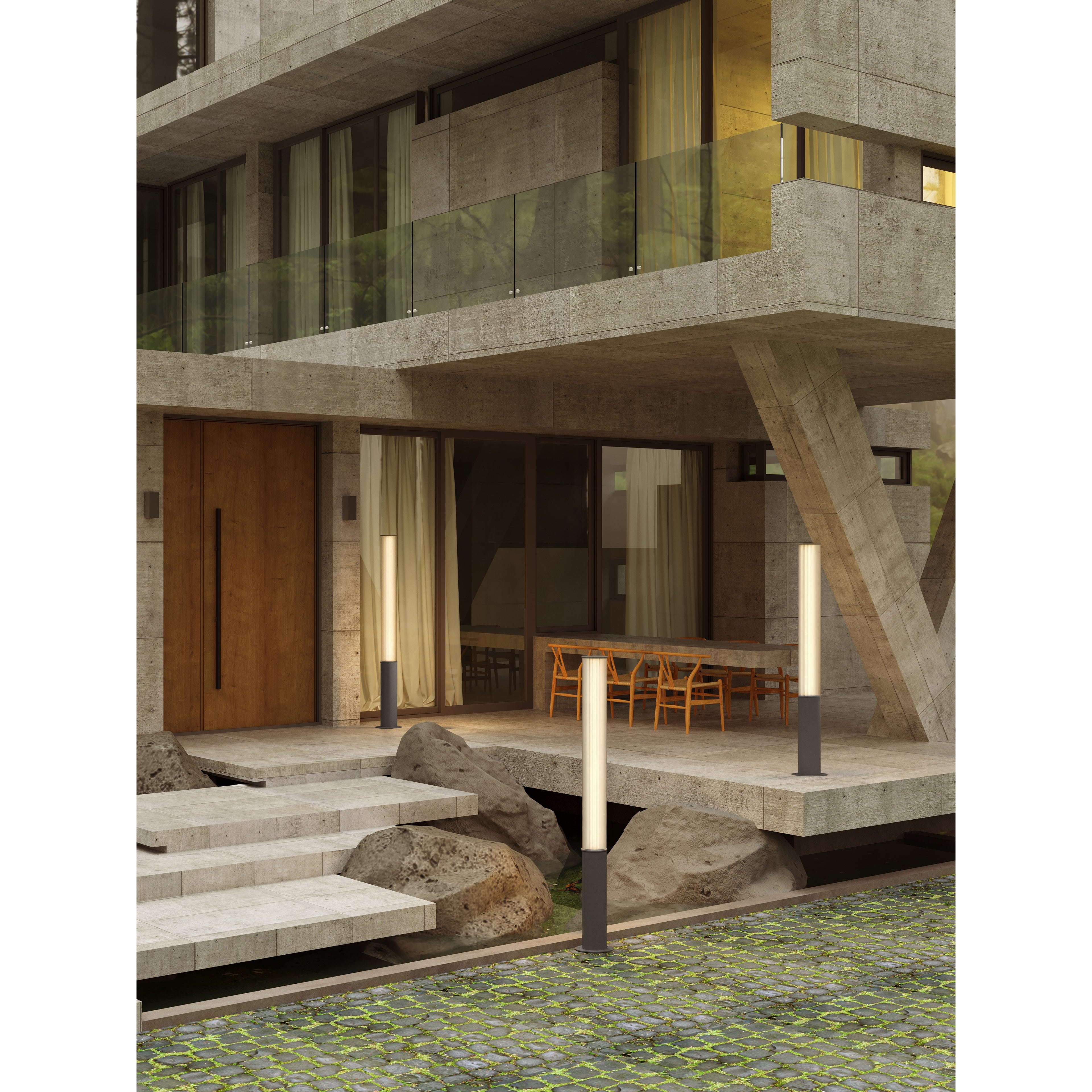 Maxlight Kinkiet Gardenia - Aluminium + pc - Antracyt W0466