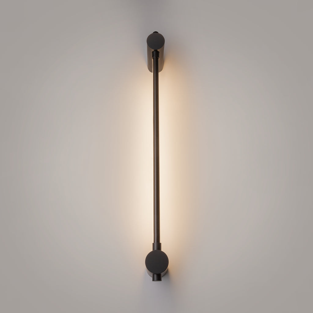 Maytoni Kinkiet Rotta - Aluminium - Czarny MOD413WL-L6B3K