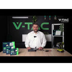 200W Naświetlacz VENTO 185 / Barwa:6500K / Obudowa: Czarna / Skuteczność 185lm/W
