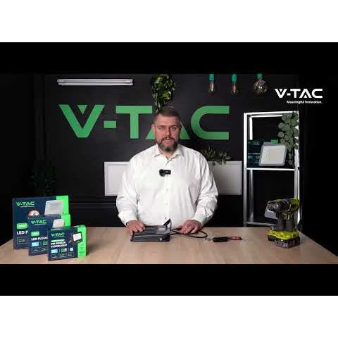 50W Naświetlacz VENTO 185 / Barwa:4000K / Obudowa: Czarna / Skuteczność 185lm/W