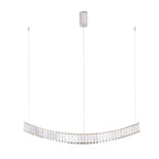 Maxlight Lampa wisząca Saphir - Stal nierdzewna + kryształ k9 - Chrom P0392