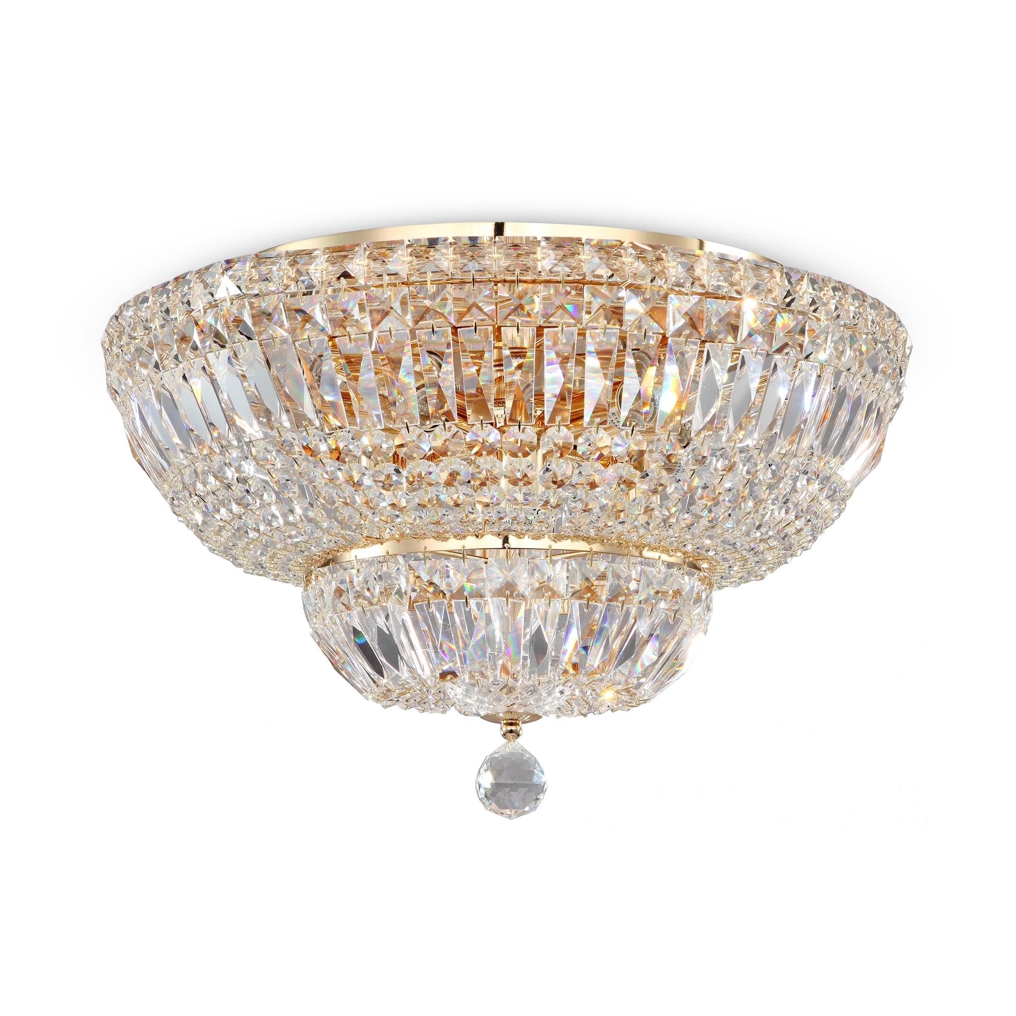 Żyrandol Basfor DIA100-CL-12-G
