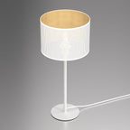 lampka gab. H 58 Loft shade white, cylinder shade dia 250, h 170 white/gold 1xE27