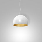 żyrandol Compo 3/4 bool ( dia 600) white/gold 1xE27