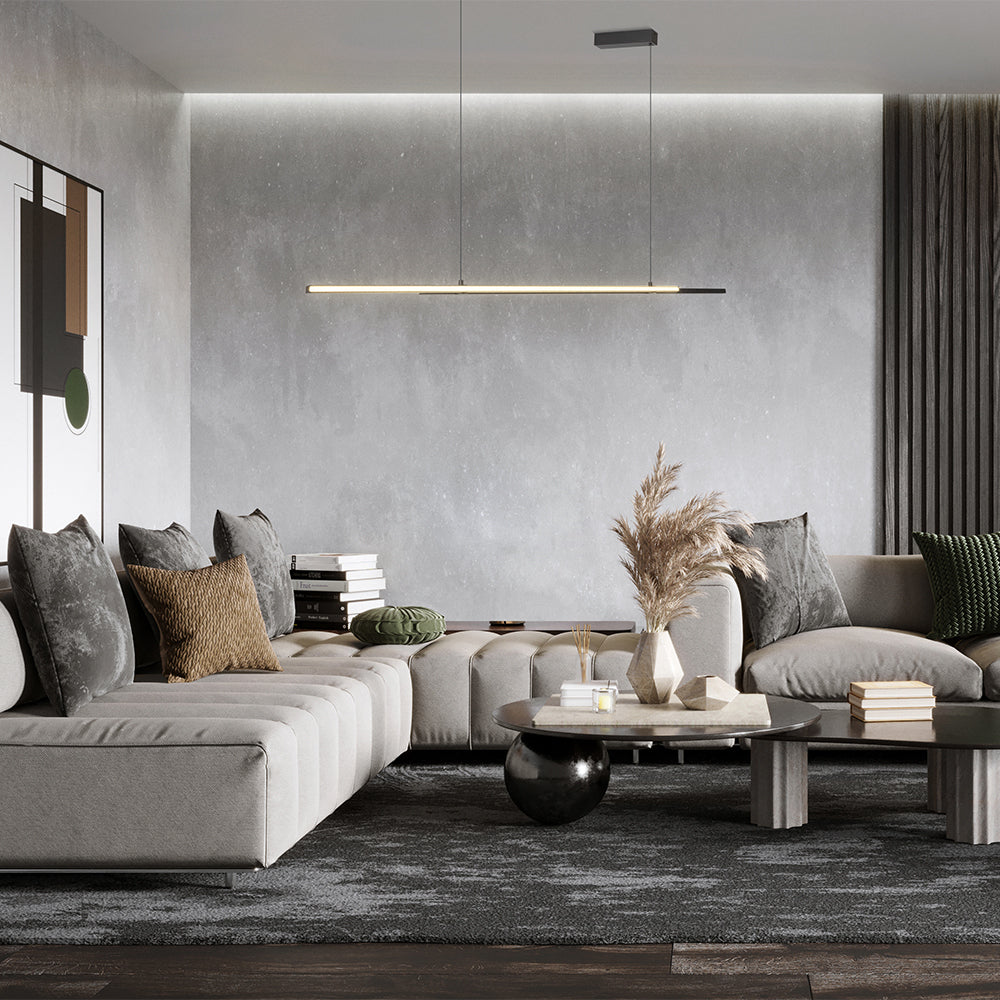 Maytoni Lampa wisząca Halo - Aluminium - Czarny MOD005PL-L36BK