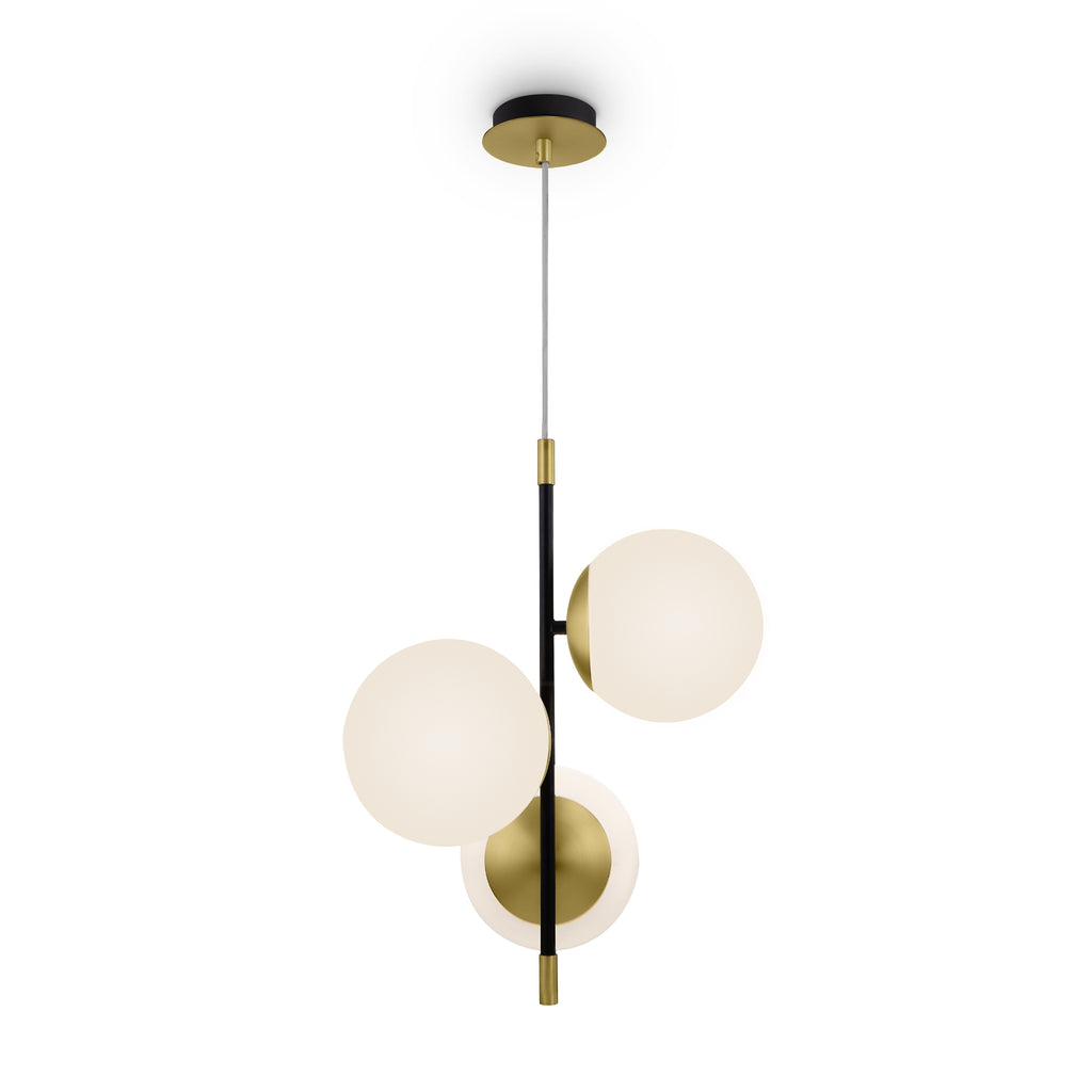 Maytoni Lampa wisząca Nostalgia - Metal - Czarny MOD048PL-03G