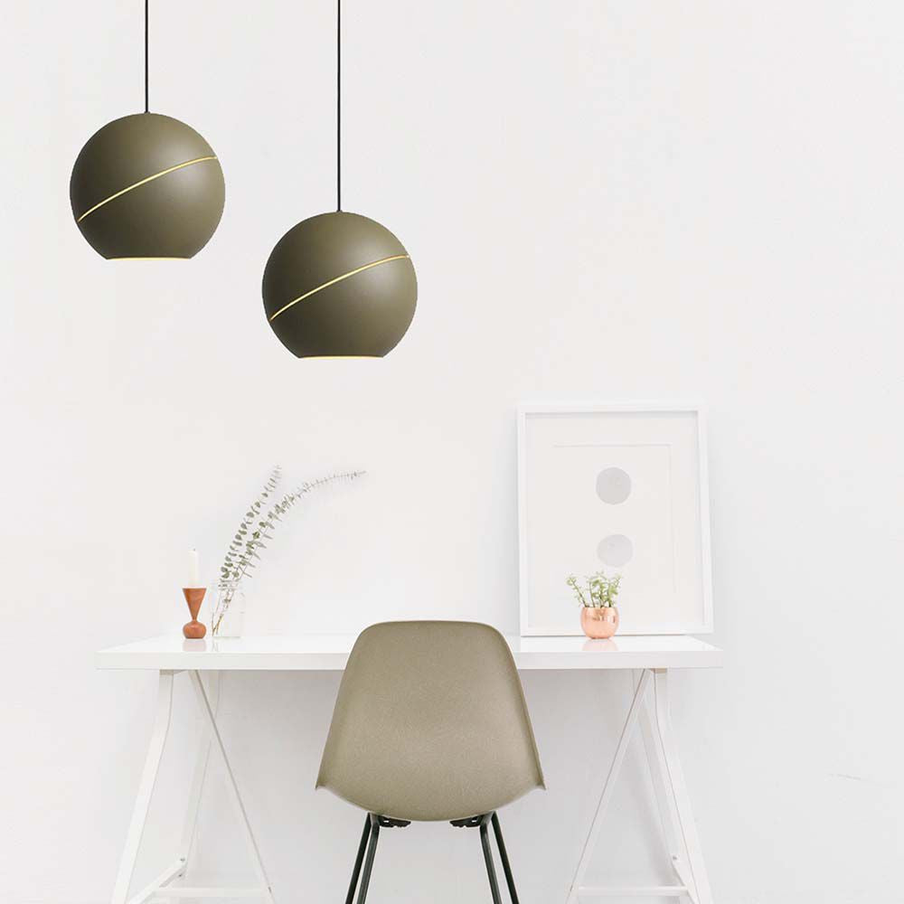 Lampa Wisząca LED / Barwa: 3000K / Obudowa: Złota