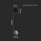Lampa Wisząca LED / Barwa: 3000K / Obudowa: Złota